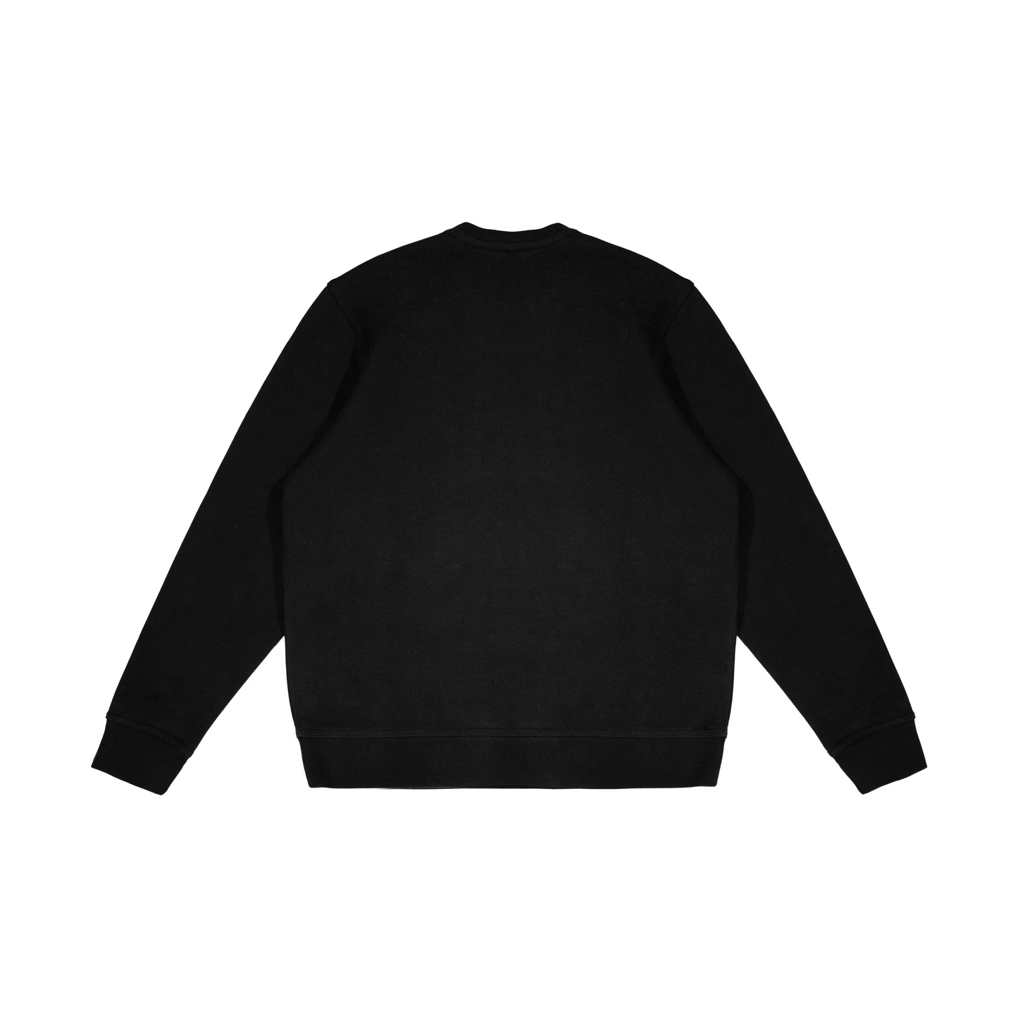 Custom Embroidery Nike Sweatshirt Black With White Cute Ghost