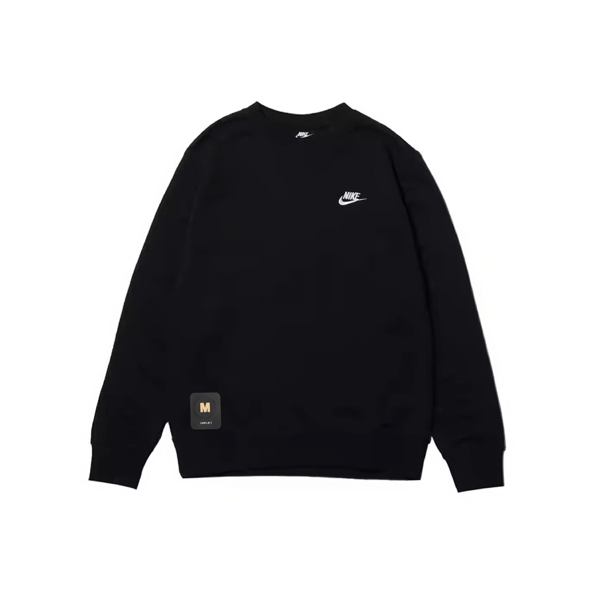 Custom Nike Sweatshirt Black With Small M Logo
