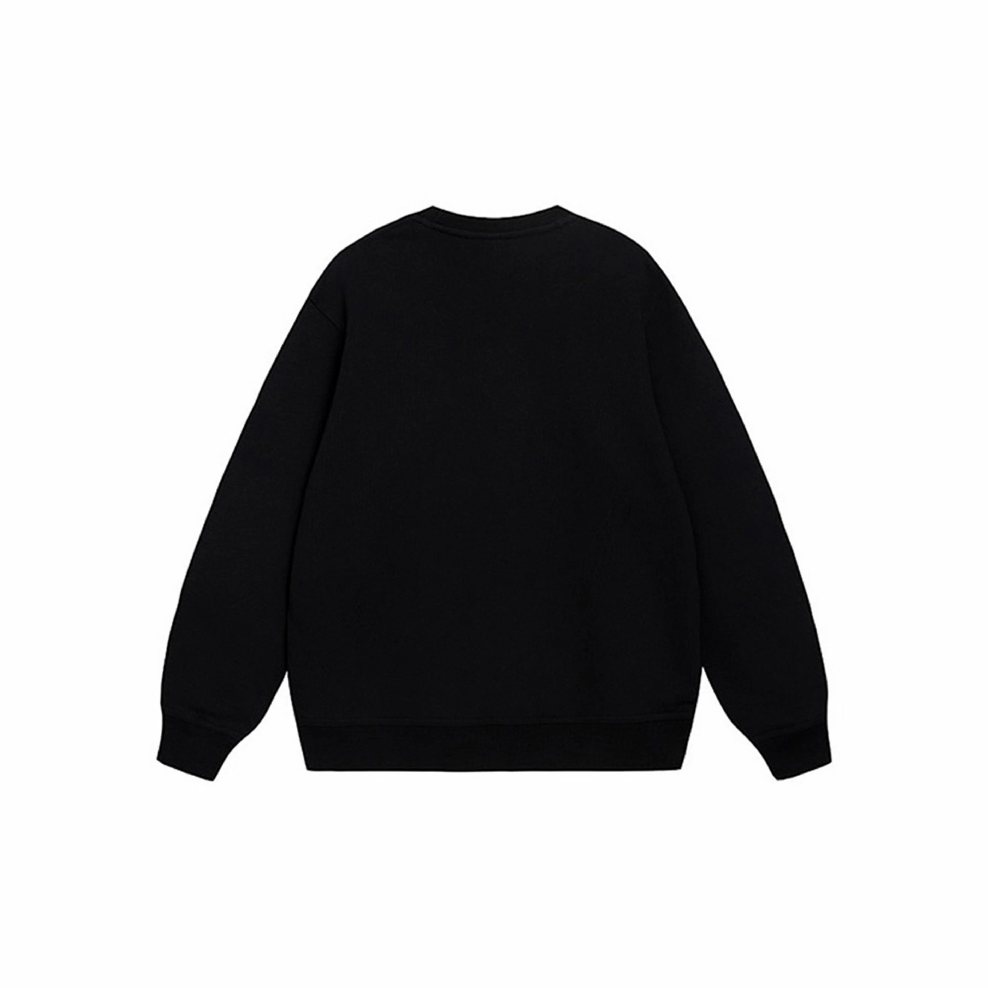 Custom Nike Sweatshirt Black With Small M Logo