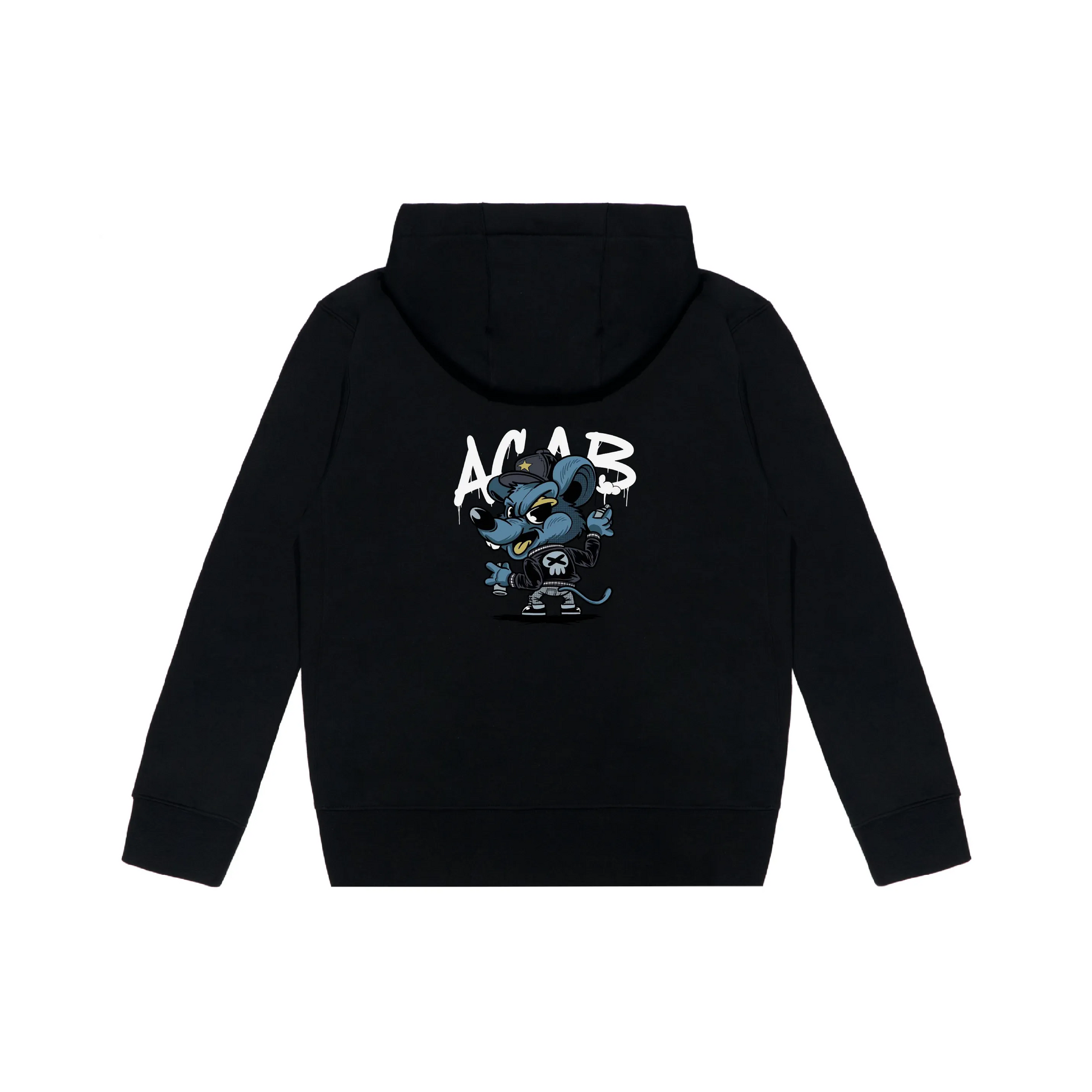 Custom Nike Sweatshirt Featuring Blue Cartoon Rat Design