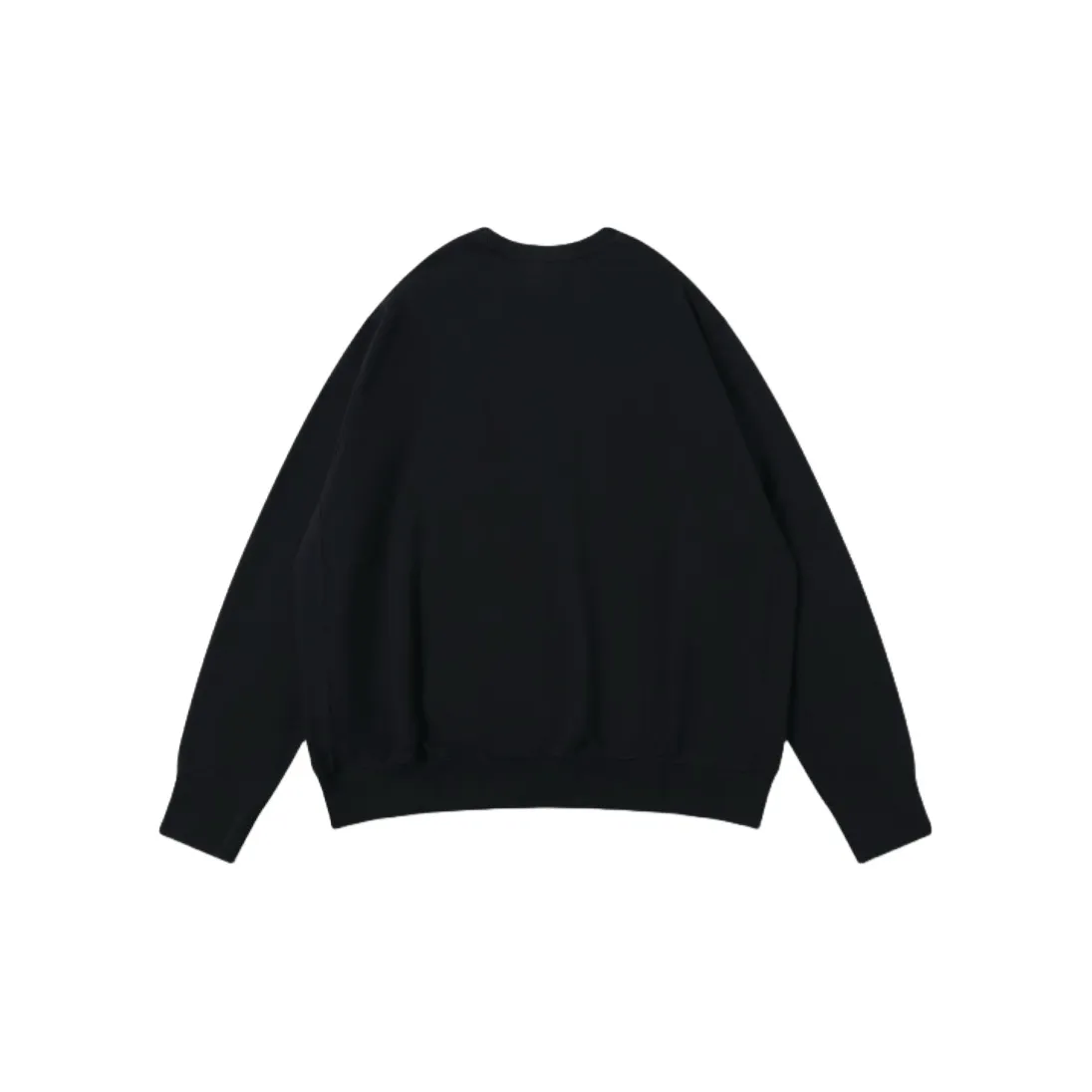 Custom Nike Sweatshirt Solid Black With Chain