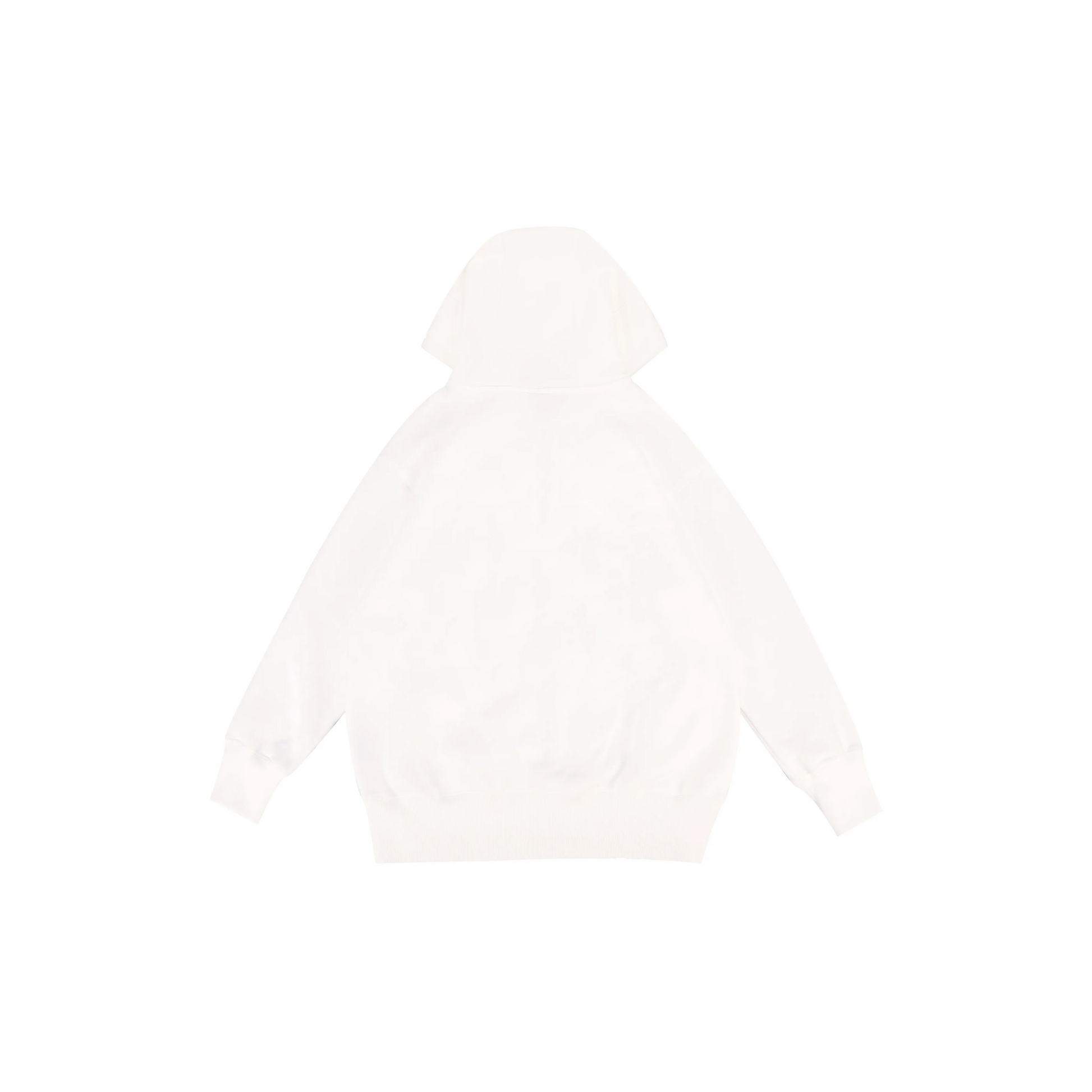 Custom Nike Sweatshirt White With Small Nike Swoosh And Back Patch