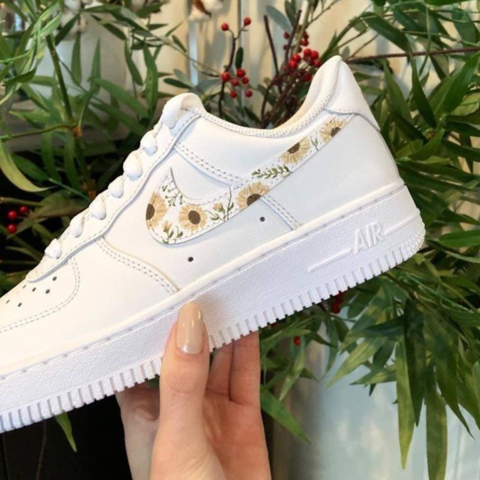 air force 1 custom sunflower