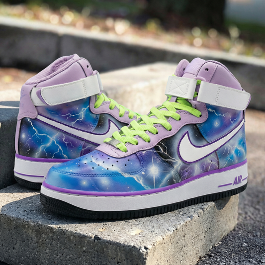 Lavender Galaxy Custom AF 1s Shoes