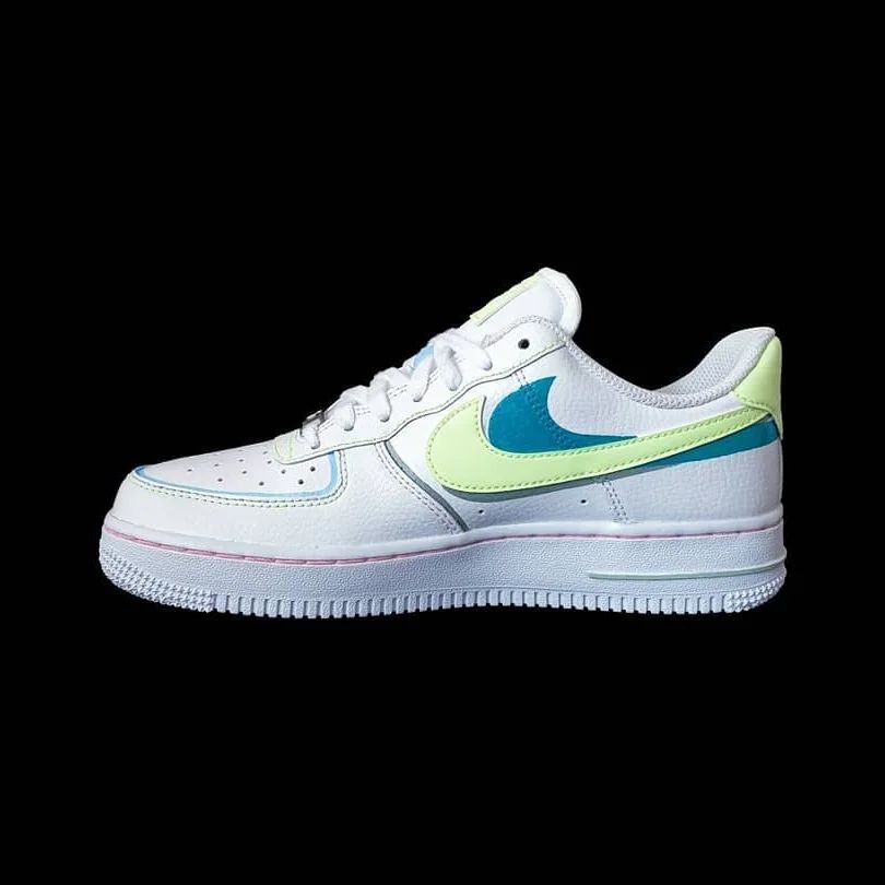 Mint with Teal Accents Custom AF 1s Shoes