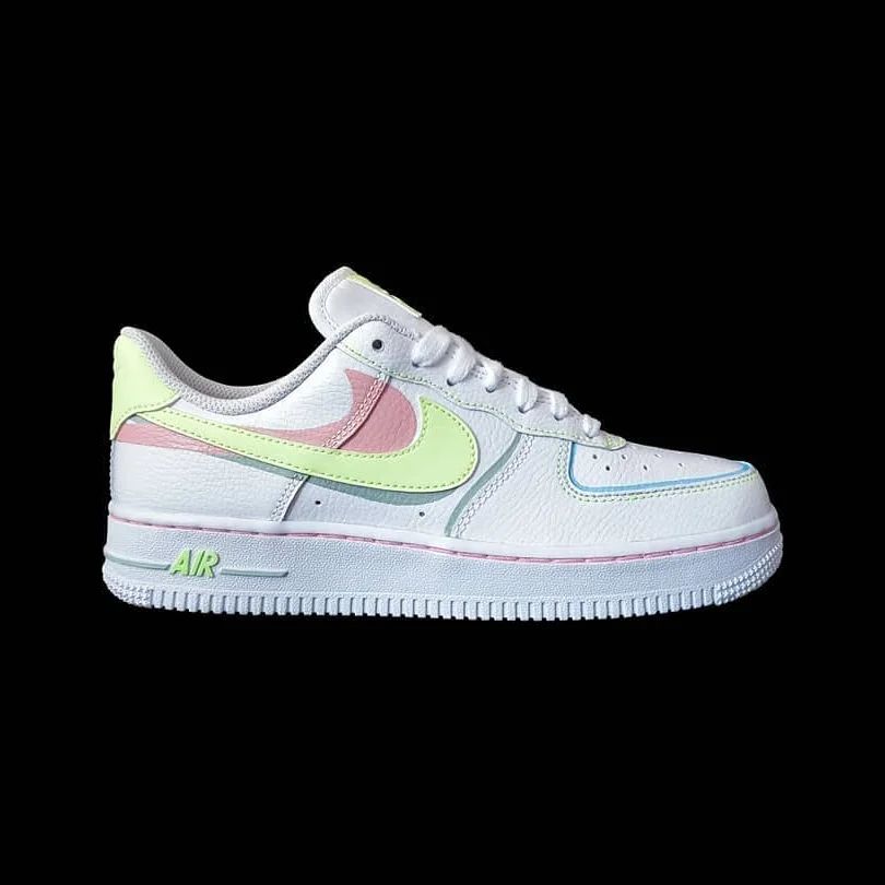 Mint with Teal Accents Custom AF 1s Shoes