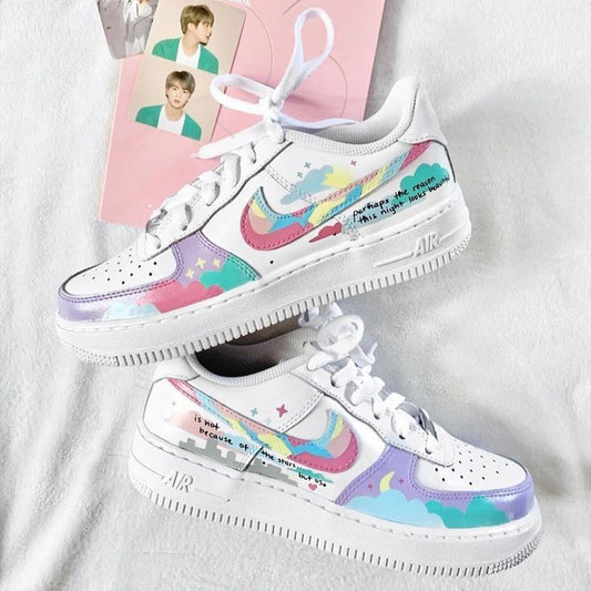 Pastel Clouds Custom AF 1s Shoes