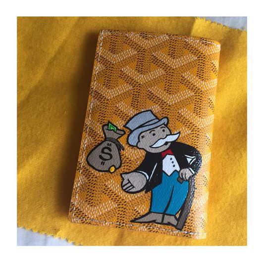 Personalized Wallet GY Cartoon Character Yellow Custom Wallet