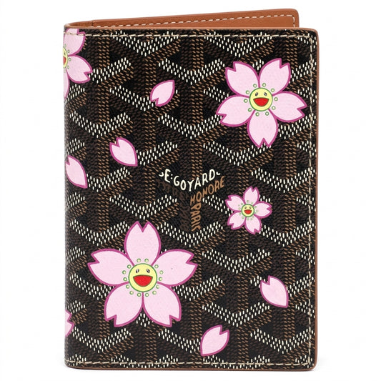 Personalized Wallet GY Smiley Flower Brown Custom Wallet
