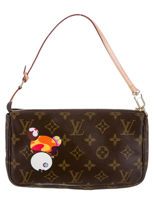 Personalized Wallet LV Cartoon Character Brown Custom Wallet