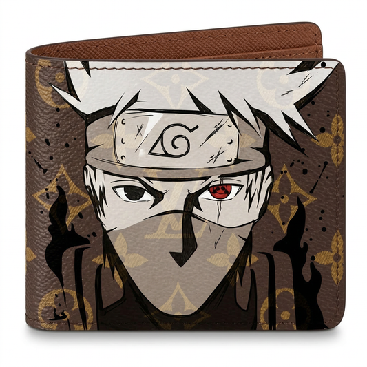 Personalized Wallet LV Naruto Brown Custom Wallet