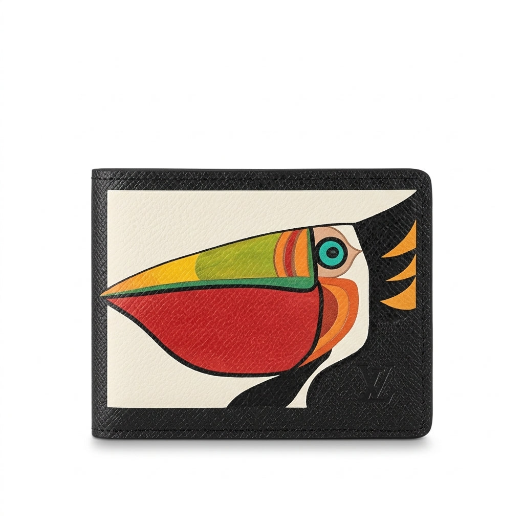 Personalized Wallet LV Toucan Black Custom Wallet