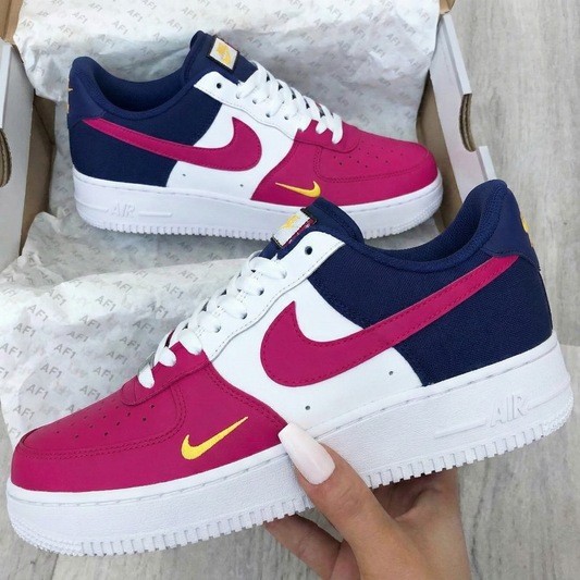 Pink Navy Custom AF 1s Shoes