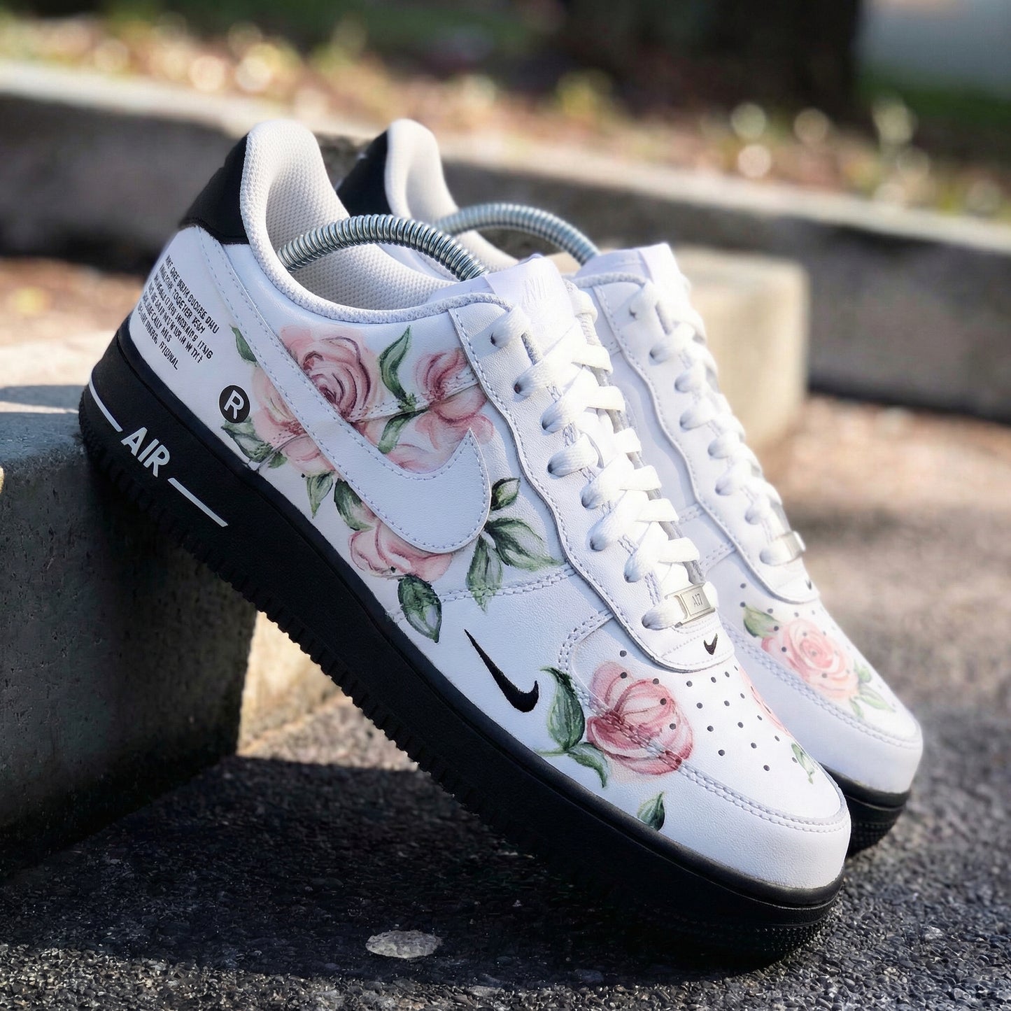Pink Rose Custom AF 1s Shoes