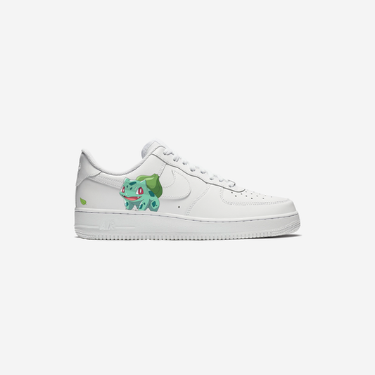 Playful Green Bulbasaur Custom AF 1s Shoes