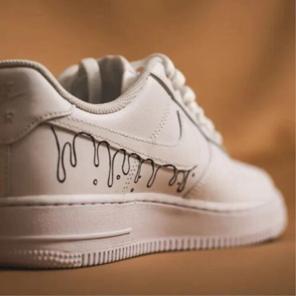 Line Dripping Custom Sneakers Air Force 1