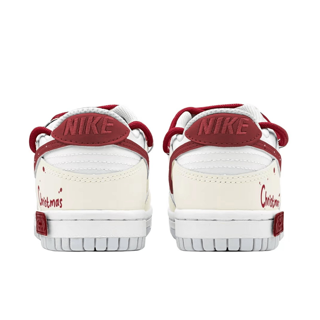 Christmas Gift Xmas Custom Dunk Apricot Red